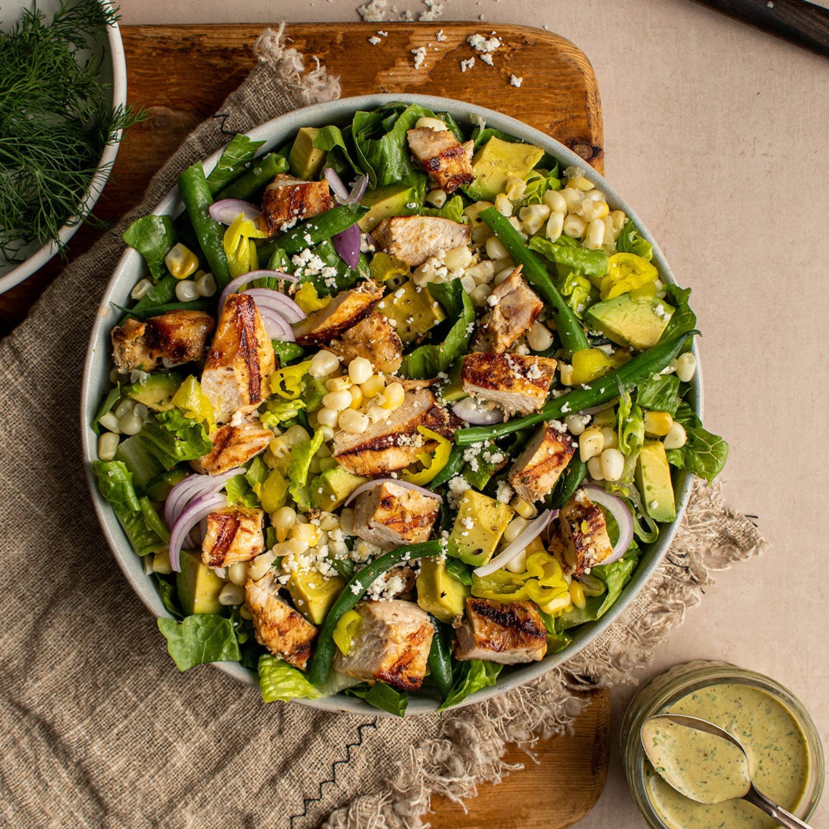 Chipotle-Ranch Free-Range Chicken Salad