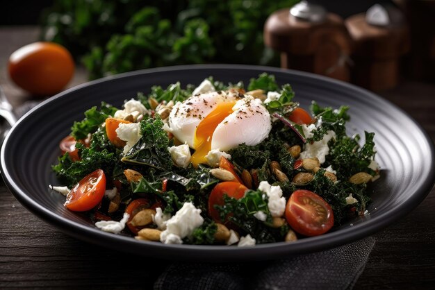 Organic Kale & Free-Range Egg Salad